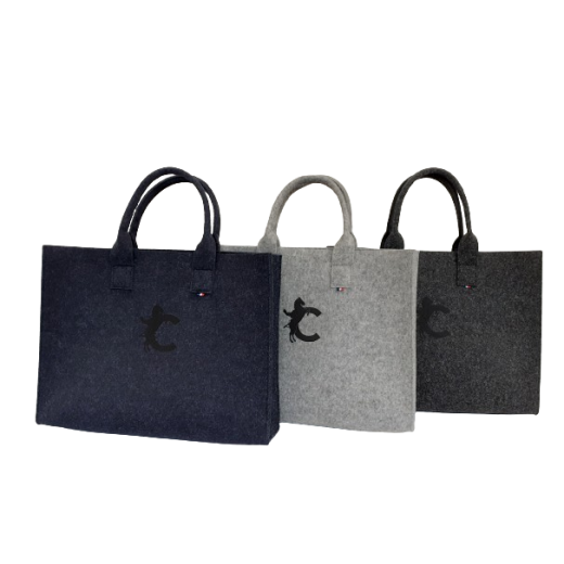 Sac cabas Cadre noir en feutre