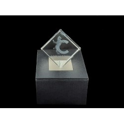 Cube en verre 3D - CN - Glass cube 3D